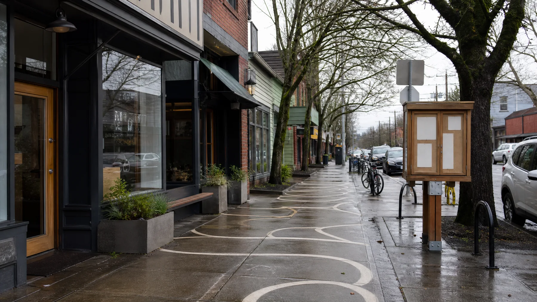 Portland neighborhood business corridor, tied to missed calls, customer handoffs, and local service response.